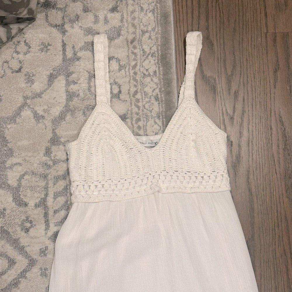 Long white maxi dress